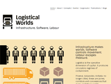 Tablet Screenshot of logisticalworlds.org